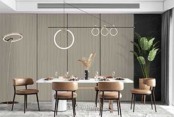 阳泉轻奢风格-餐厅