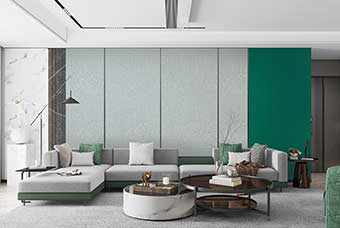 阳泉轻奢风格-客厅