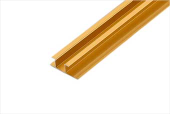 阳泉航空纤维墙咔铝合金带灯中条（钛金氧化）